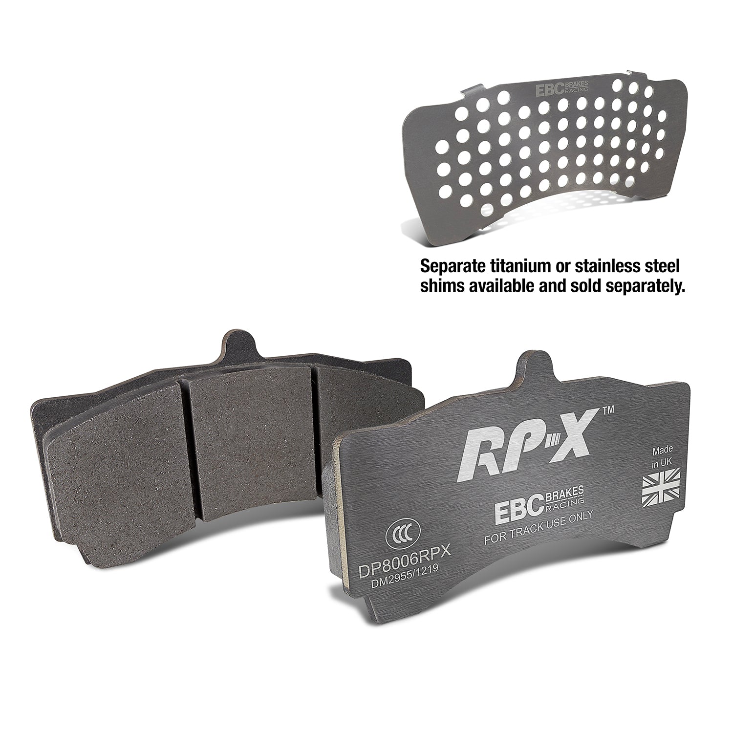 EBC Brakes Racing RP-X Track and Race Brake Pads (DP8006RPX)