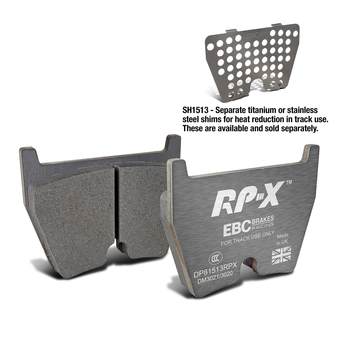EBC Brakes Racing RP-X Track and Race Brake Pads (DP81513RPX)