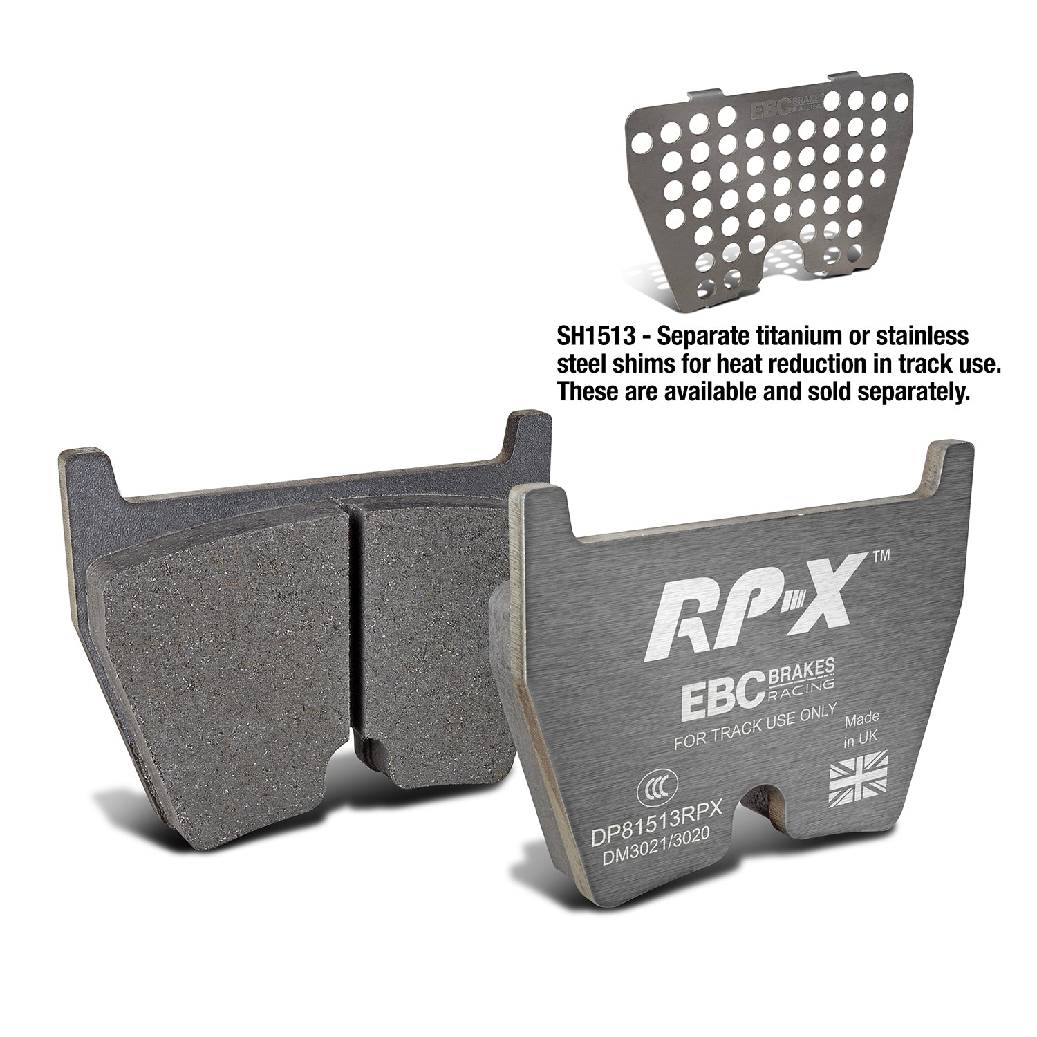 EBC Brakes Racing RP-X Track and Race Brake Pads (DP81513RPX)
