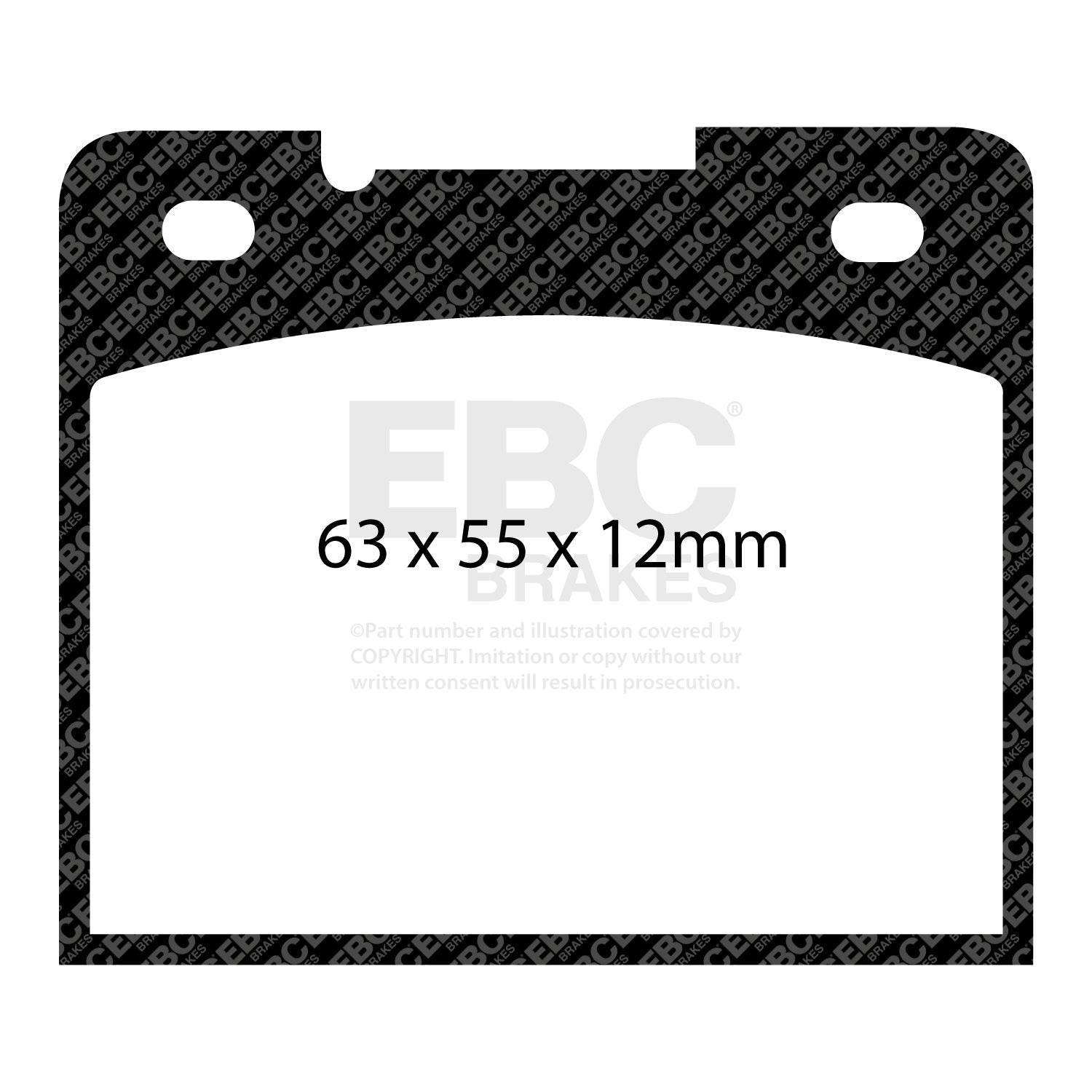 EBC Brakes Ultimax OE Replacement Brake Pad Set (DP969)