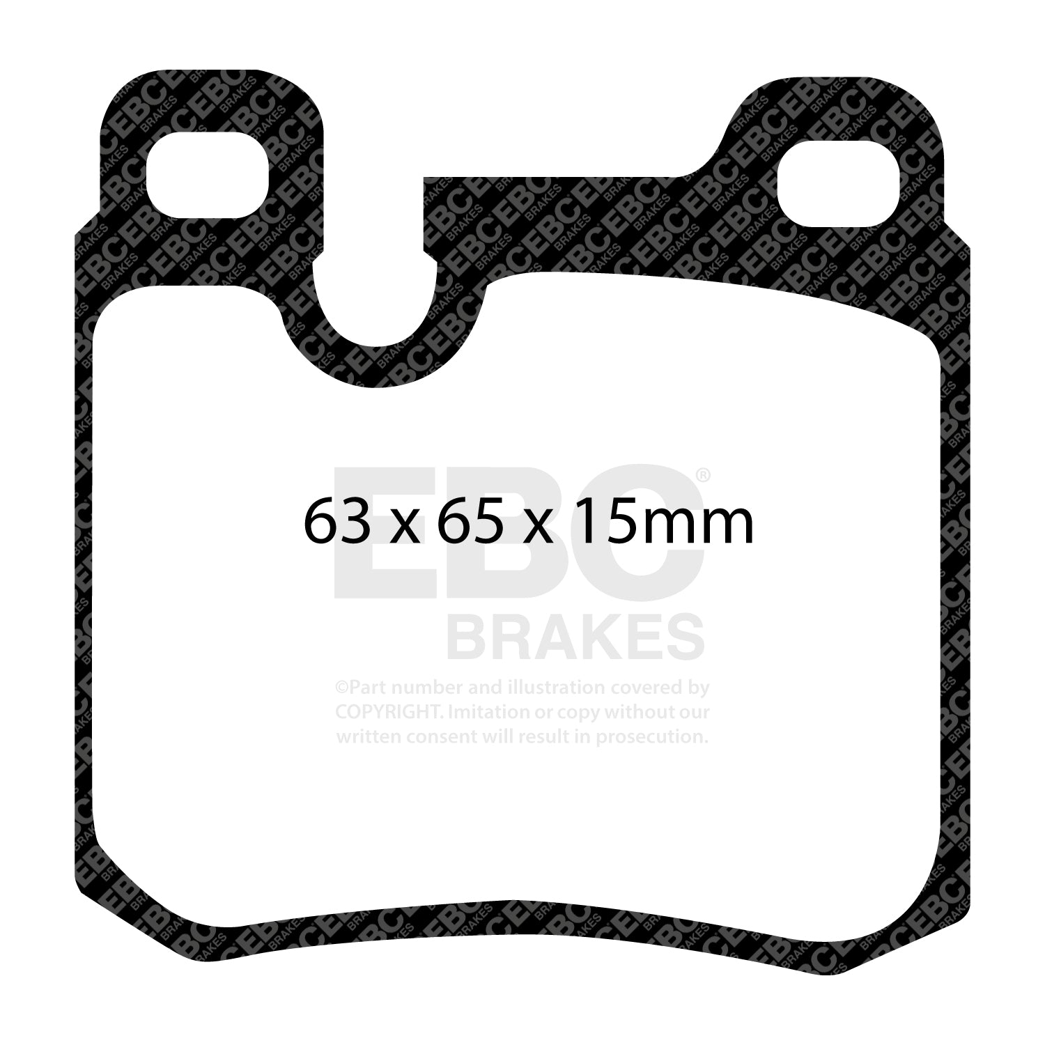 EBC Brakes Ultimax OE Replacement Brake Pad Set (DP996)