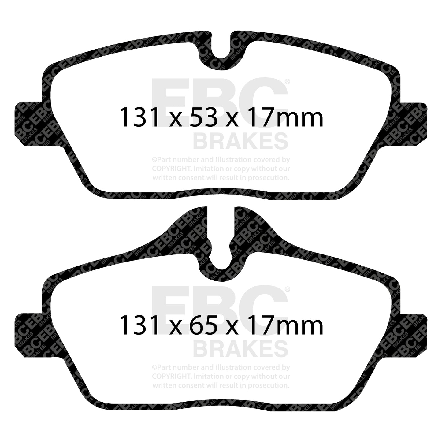 EBC Brakes Greenstuff 2000 Series Sport Brake Pad Set (DP2056)