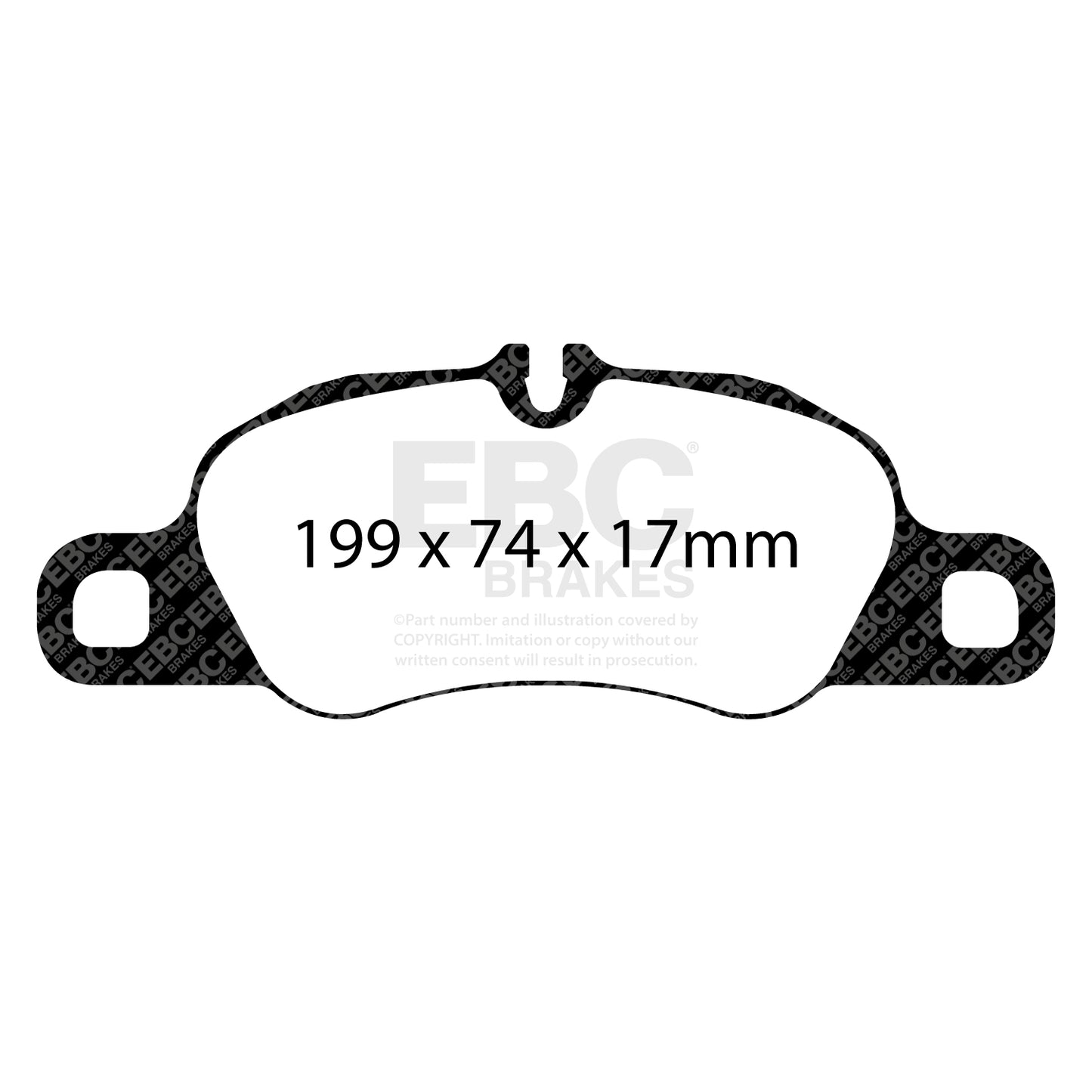 EBC Brakes Greenstuff 2000 Series Sport Brake Pad Set (DP2057)