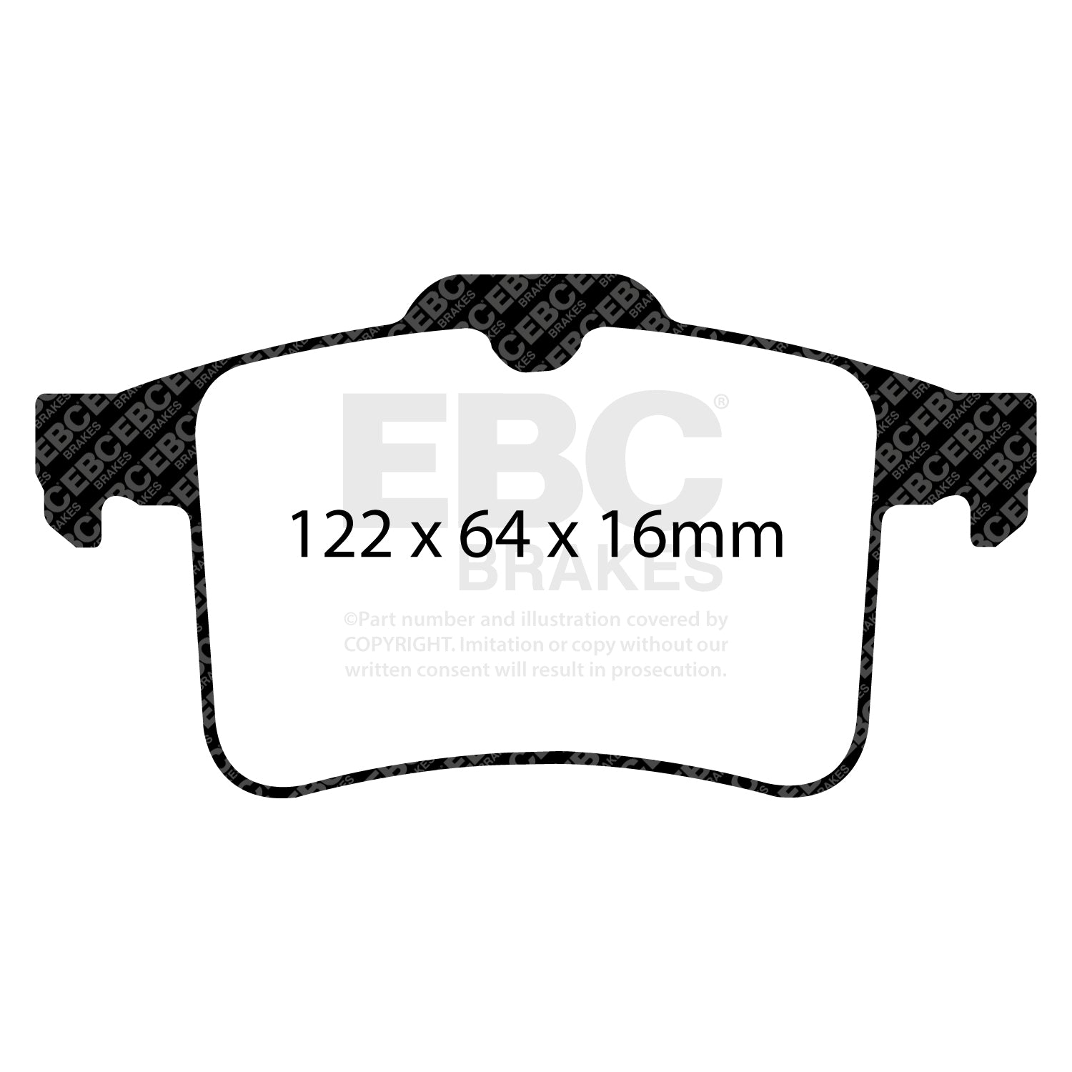 EBC Brakes Greenstuff 2000 Series Sport Brake Pad Set (DP22059)