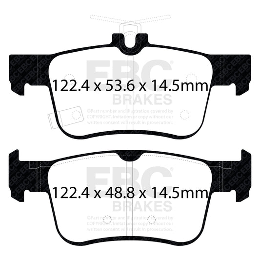 EBC Brakes Bluestuff NDX Trackday Brake Pad Set (DP52301NDX)