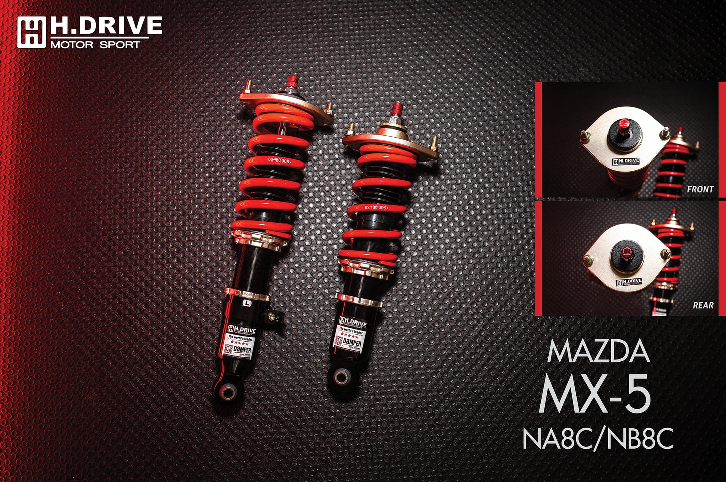 H. Drive S Spec Coilovers – Mazda MX5 NA/NB 89-05