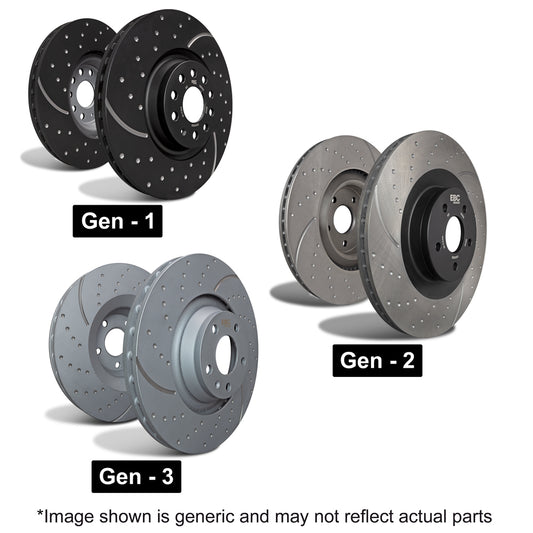 EBC Brakes GD Series Sport Disc Rotors (Pair) (GD7028)