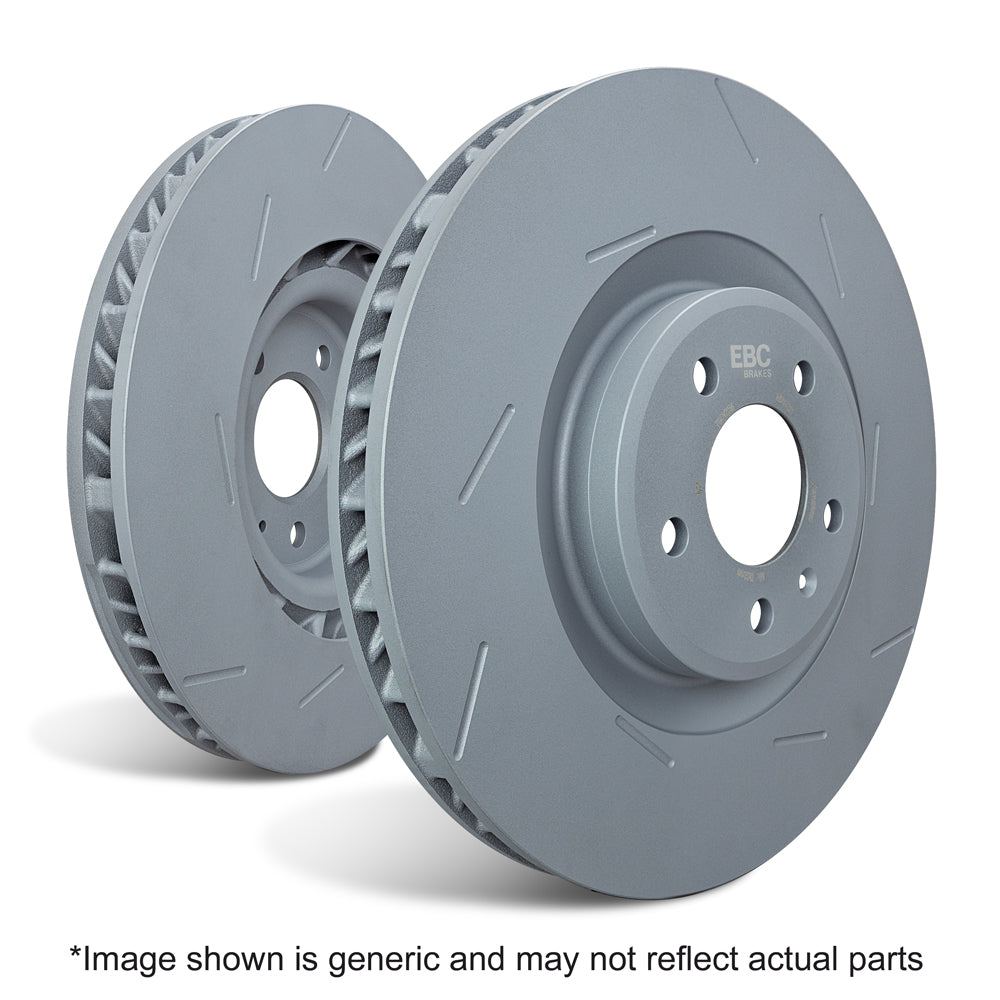 EBC Brakes USR Series Fine Slotted Disc Rotors (Pair) (USR2-1846)