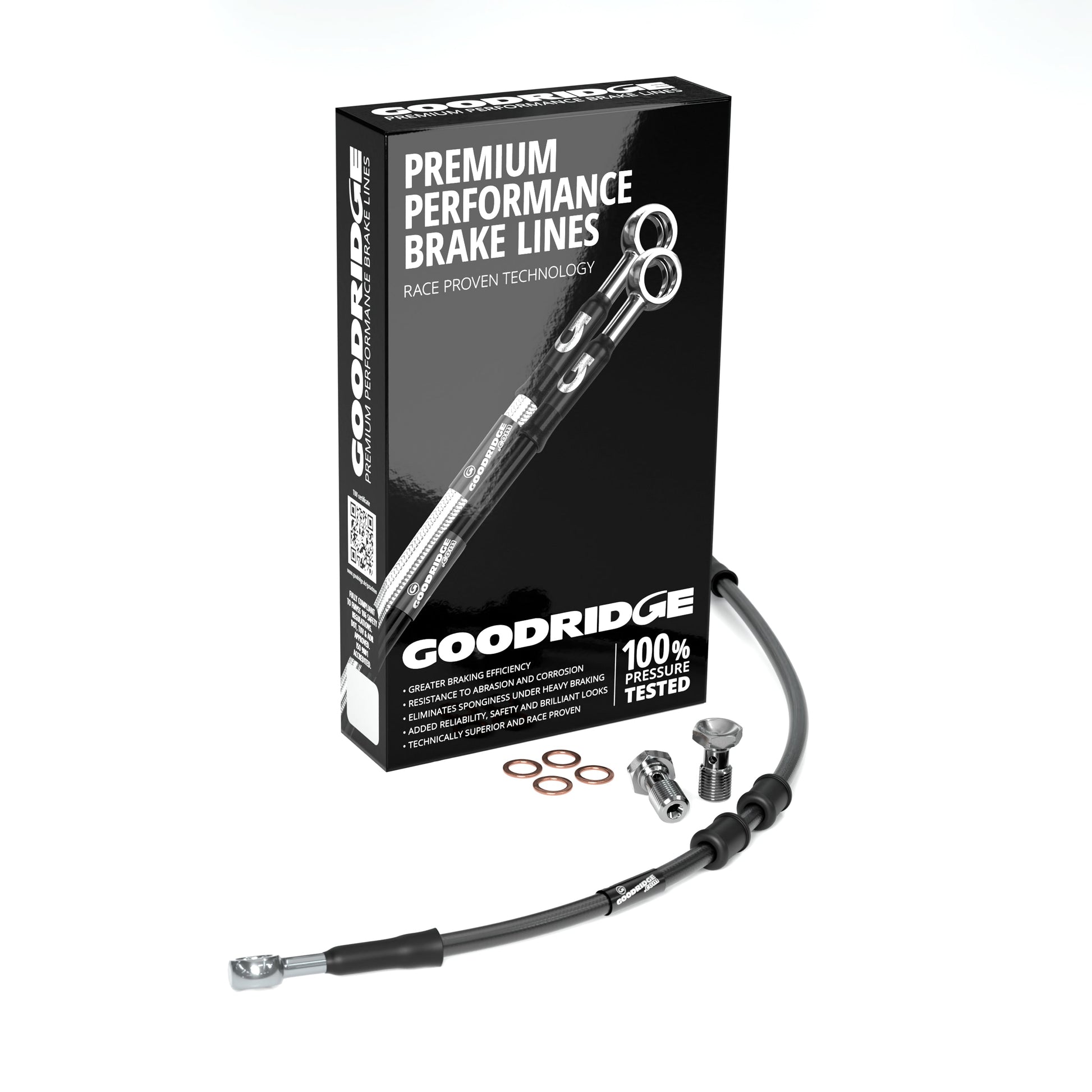 FRONT PERFORMANCE BRAKE HOSE KIT FOR HARLEY DAVIDSON XL1200CP CUSTOM (DRAG BAR) (NO ABS) 12-13 Harley Davidson