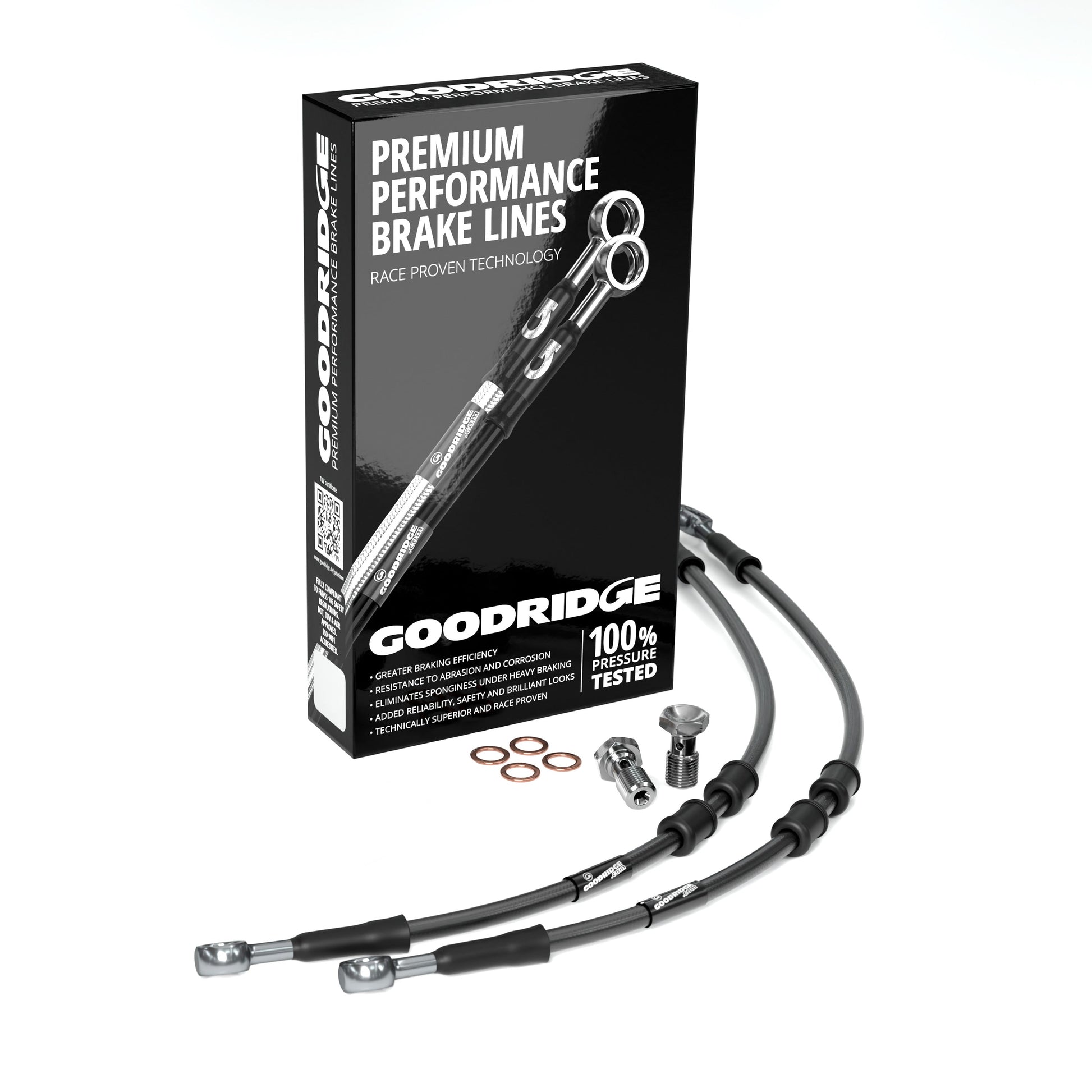 FRONT PERFORMANCE BRAKE HOSE KIT FOR HARLEY DAVIDSON XG750A STREET ROD (NO ABS) 17-20 Harley Davidson