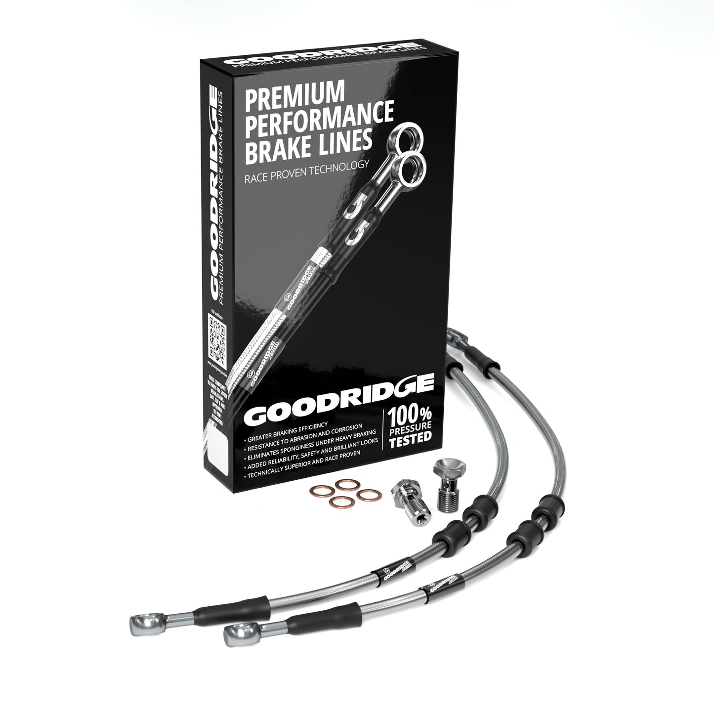 FRONT PERFORMANCE BRAKE HOSE KIT FOR HARLEY DAVIDSON XG750A STREET ROD (NO ABS) 17-20 Harley Davidson