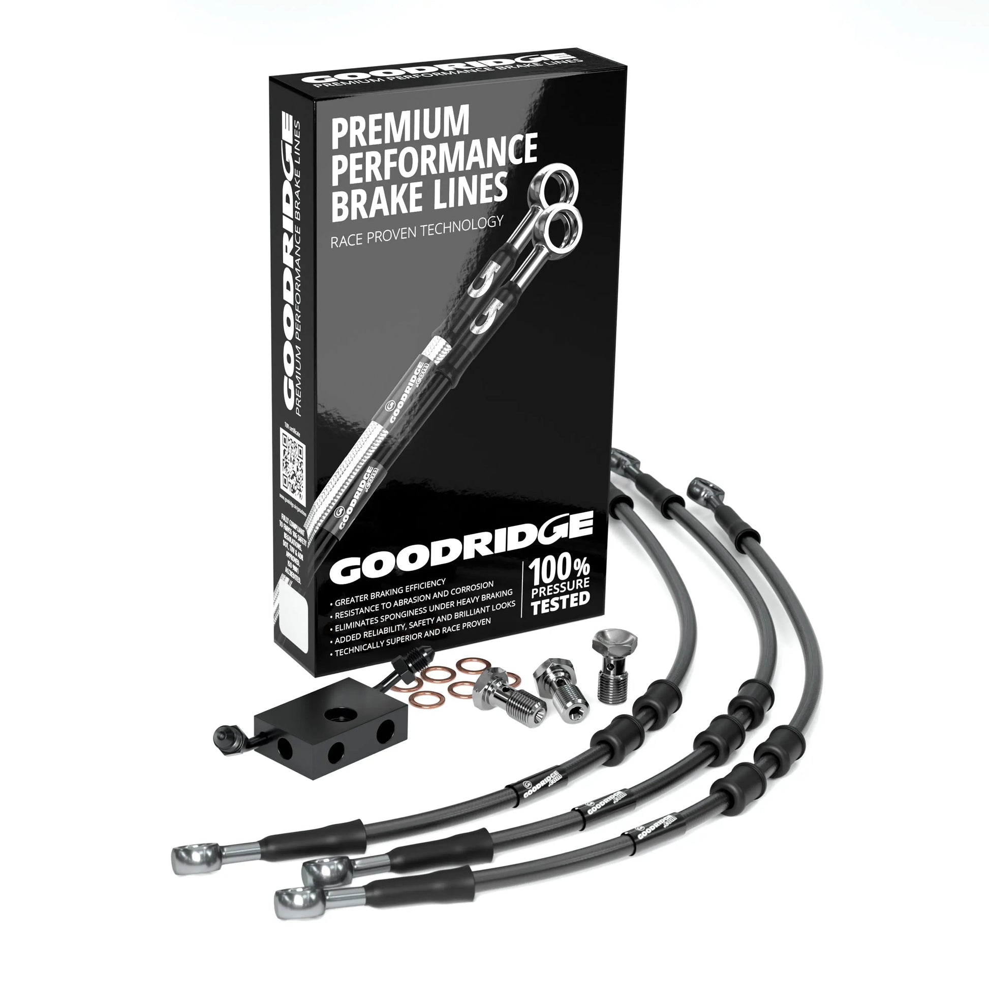 FRONT PERFORMANCE BRAKE HOSE KIT FOR HARLEY DAVIDSON VRSCF V-ROD MUSCLE  (NO ABS) 09-16 Harley Davidson