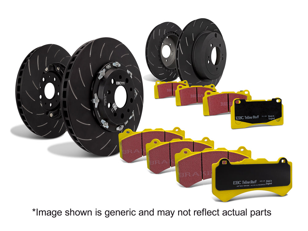 EBC Brakes Racing Pad and Disc Rotor Full Kit (P2DK037Y)