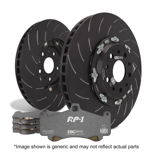 EBC Brakes Racing Pad and 2-Piece Fully-Floating Disc Kit (P2DK007RP1)