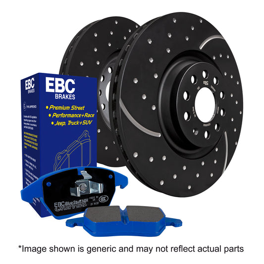 EBC Brakes Brake Pad and Rotor Kit (PD14KR345)