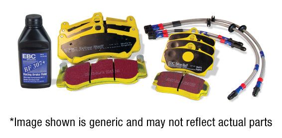 EBC Brakes Performance Pack Pad & Line Kit with Yellowstuff Pads (PLK1929)