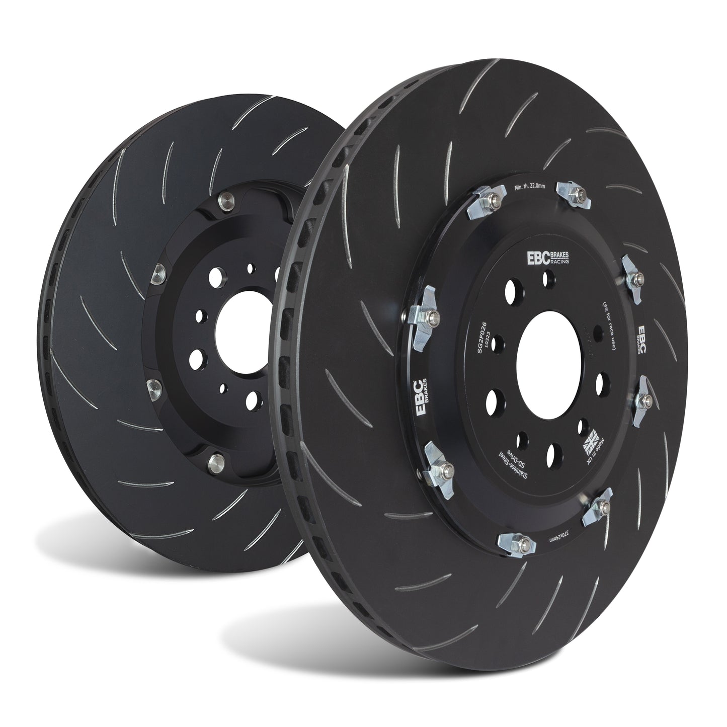 EBC Brakes Racing 2-Piece Floating Brake Disc Rotors (Pair) (SG2F026)
