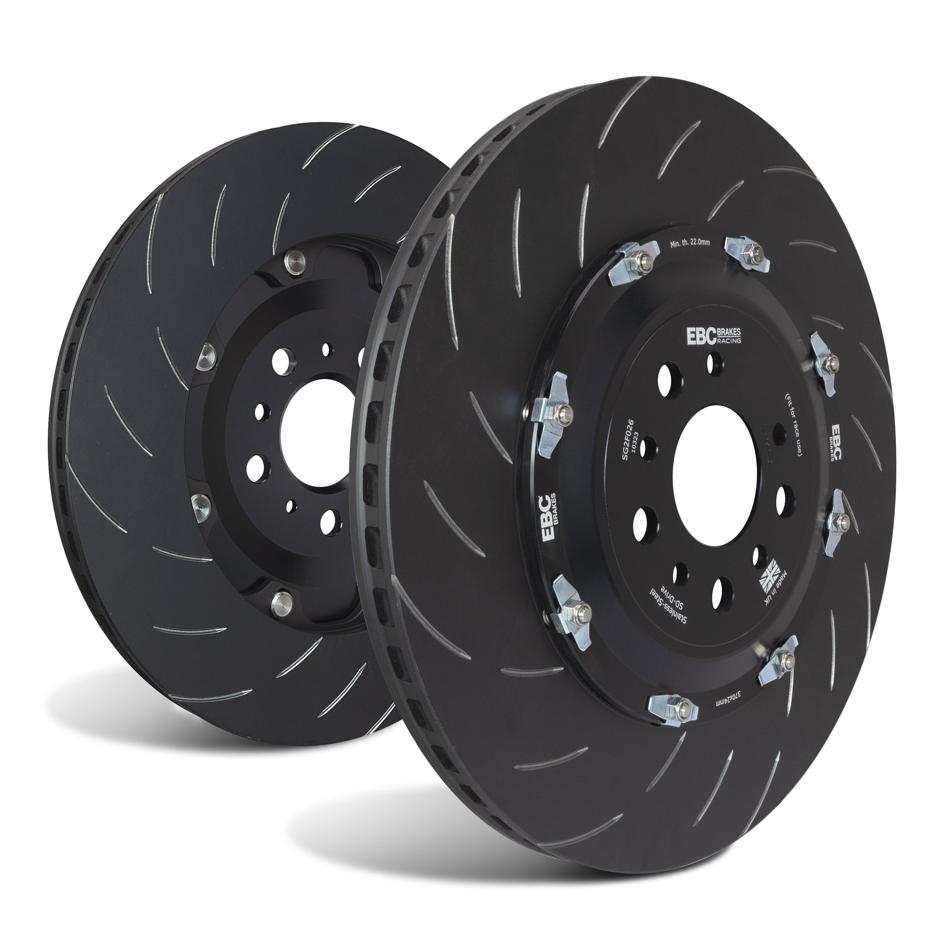 EBC Brakes Racing 2-Piece Floating Brake Disc Rotors (Pair) (SG2F026)