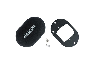 Domed Carb Air Filter & Baseplate to fit Weber 32/34 DFT - 100mm Internal Height