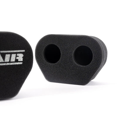 2x Twin Inlet Motorcycle Carb Sock Foam Air Filter Tall 80mm