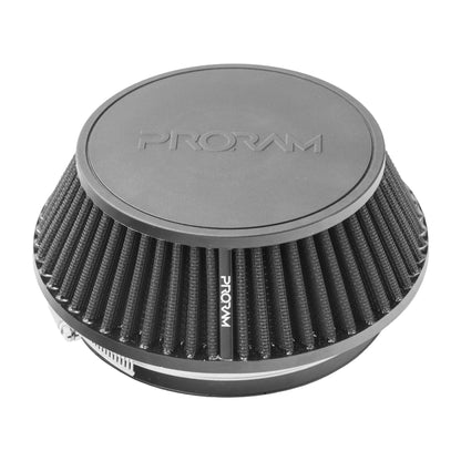 Ramair Pleated 76mm (3inch) ID Small Cone Air Filter with Velocity Stack and Coupling