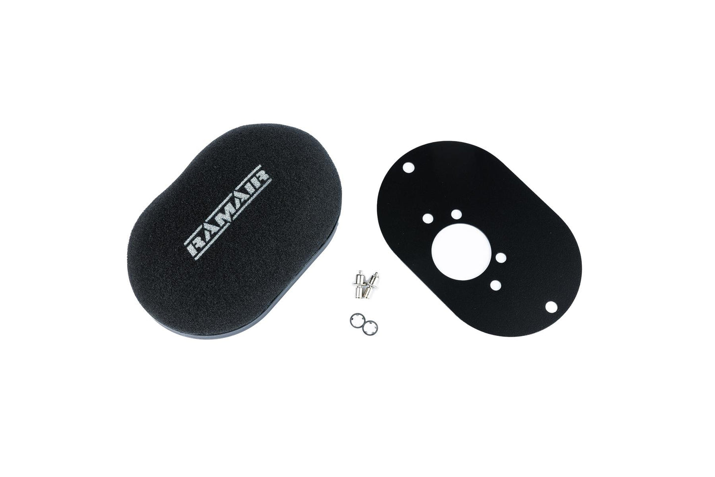 Domed Carb Air Filter & Baseplate to fit SU HIF6, HIF44 1.7in  - 100mm Internal Height