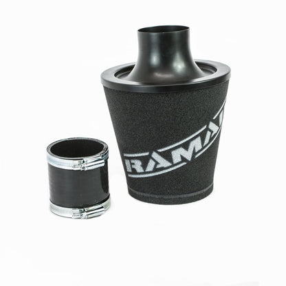 Ramair Foam Jet Stream Medium Cone Air Filter 70mm (2.75inch) with Silicone Coupler
