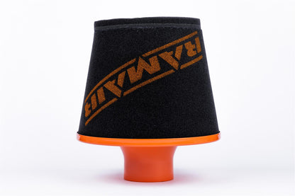 Ramair Foam Performance Universal Cone Air Large Filter Coupler - 100mm (3.9inch) Orange