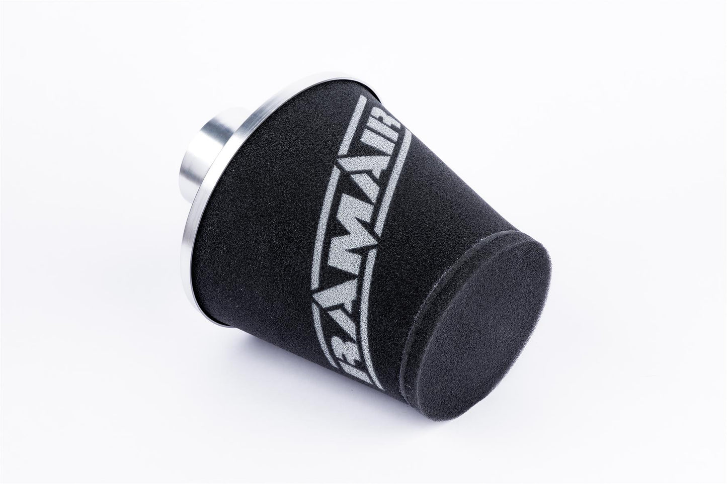 Ramair Medium Foam Filter Aluminium Base 60mm (2.3inch) OD Silver with Silicone Coupler