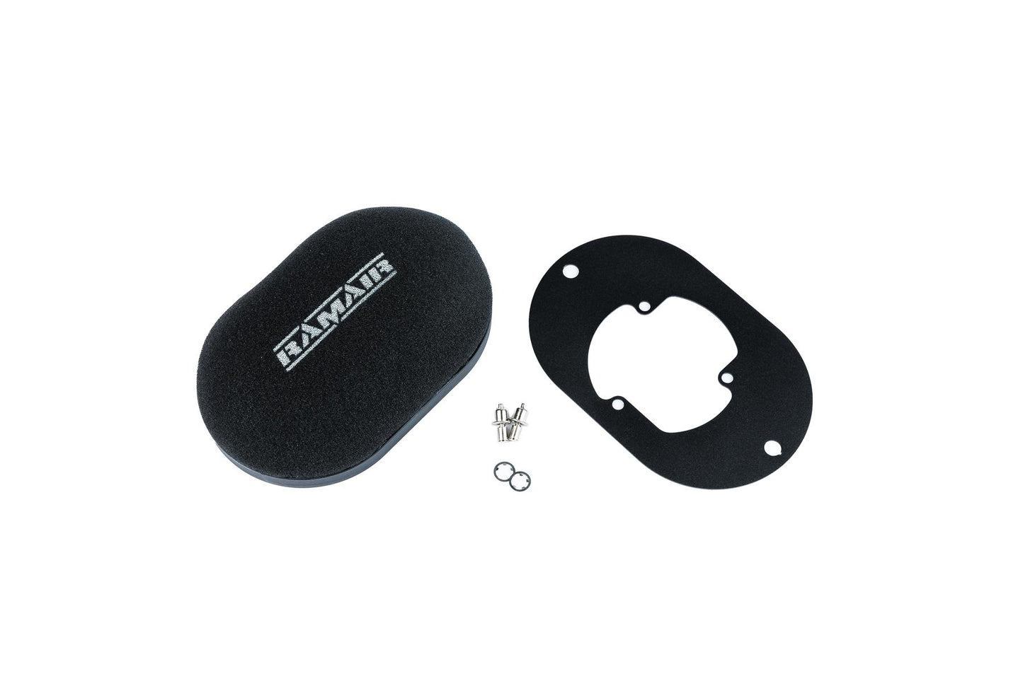 Domed Carb Air Filter & Baseplate to fit Pierburg 2E2, 2E3, 2E-E - 65mm Internal Height