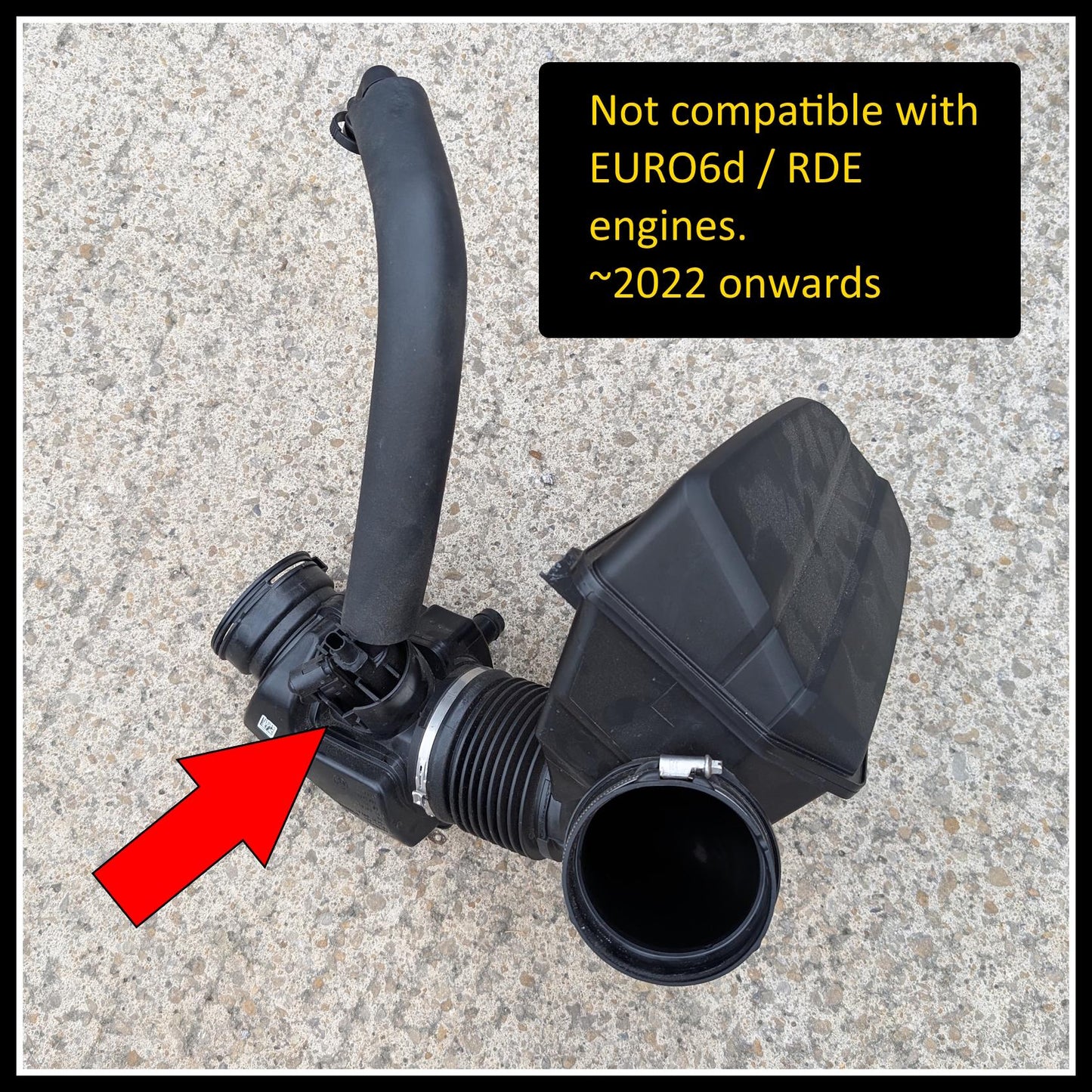 Pleated Intake Kit with Carbon Fibre Lid for BMW G Series 2.0 B48