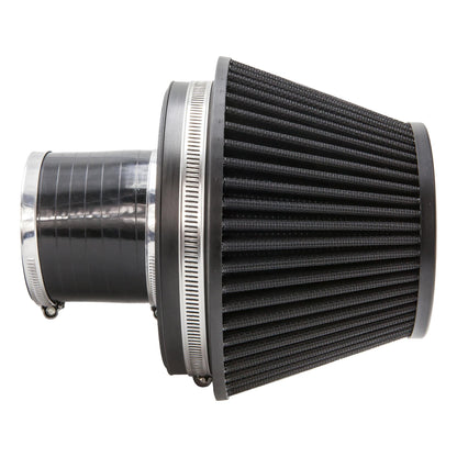 Ramair Pleated 70mm (2.75inch) ID Neck Medium Cone Air Filter with Velocity Stack and Coupling