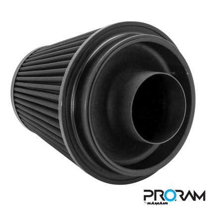 Performance Pleated Induction Kit for MK2 Focus ST with ECU Holder - Black Hoses