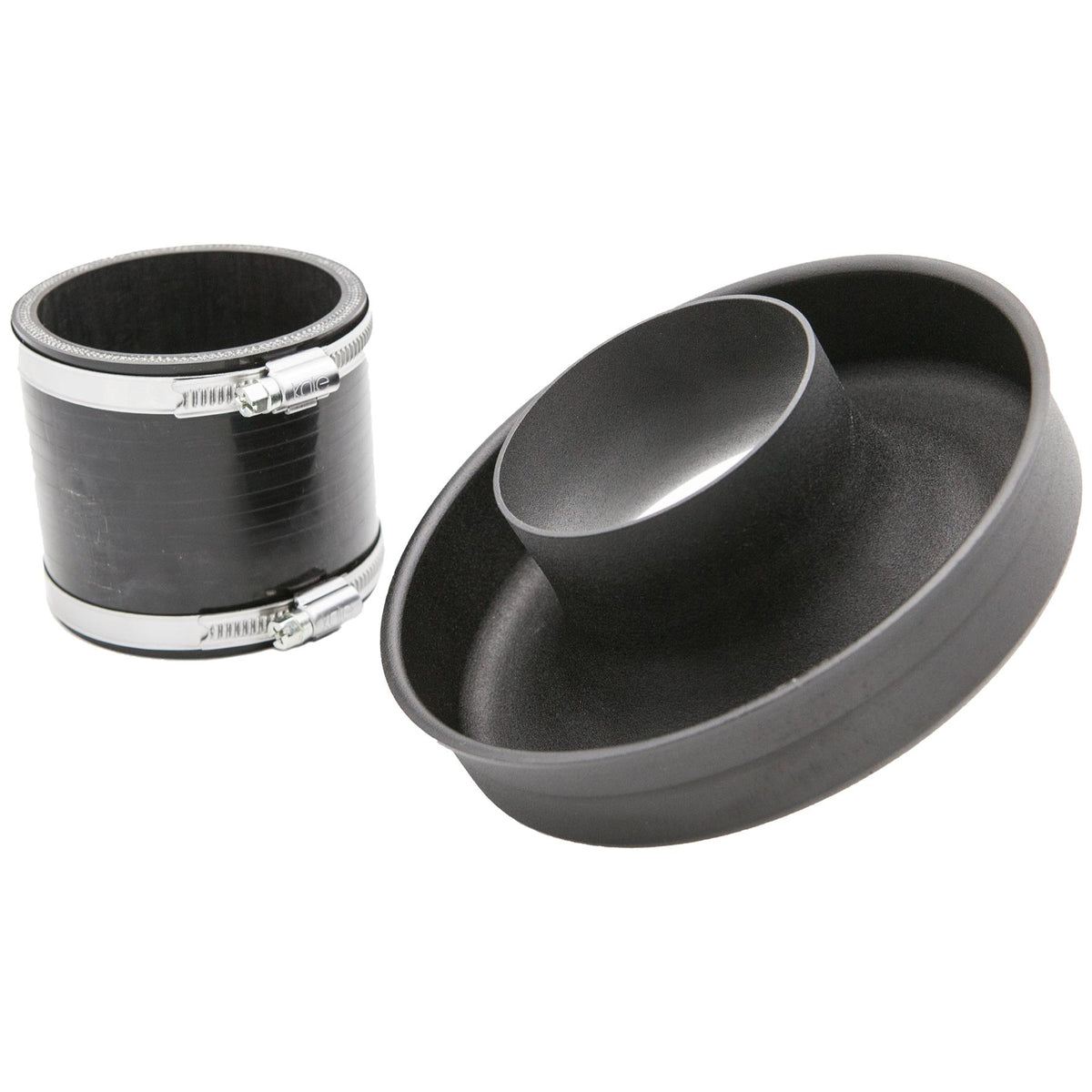 80mm Aluminium Velocity Stack wit Silicone Coupler (3.1inch)