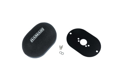 Domed Carb Air Filter & Baseplate to fit SU HS4, HIF4, HIF38 1.5in 40mm Internal Height