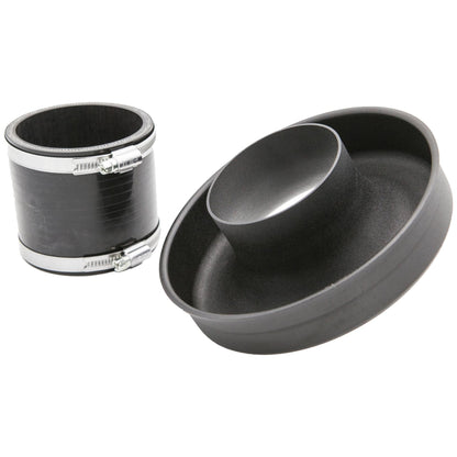 Ramair Pleated 102mm (4inch) ID Neck Large Cone Air Filter with Velocity Stack and Coupling