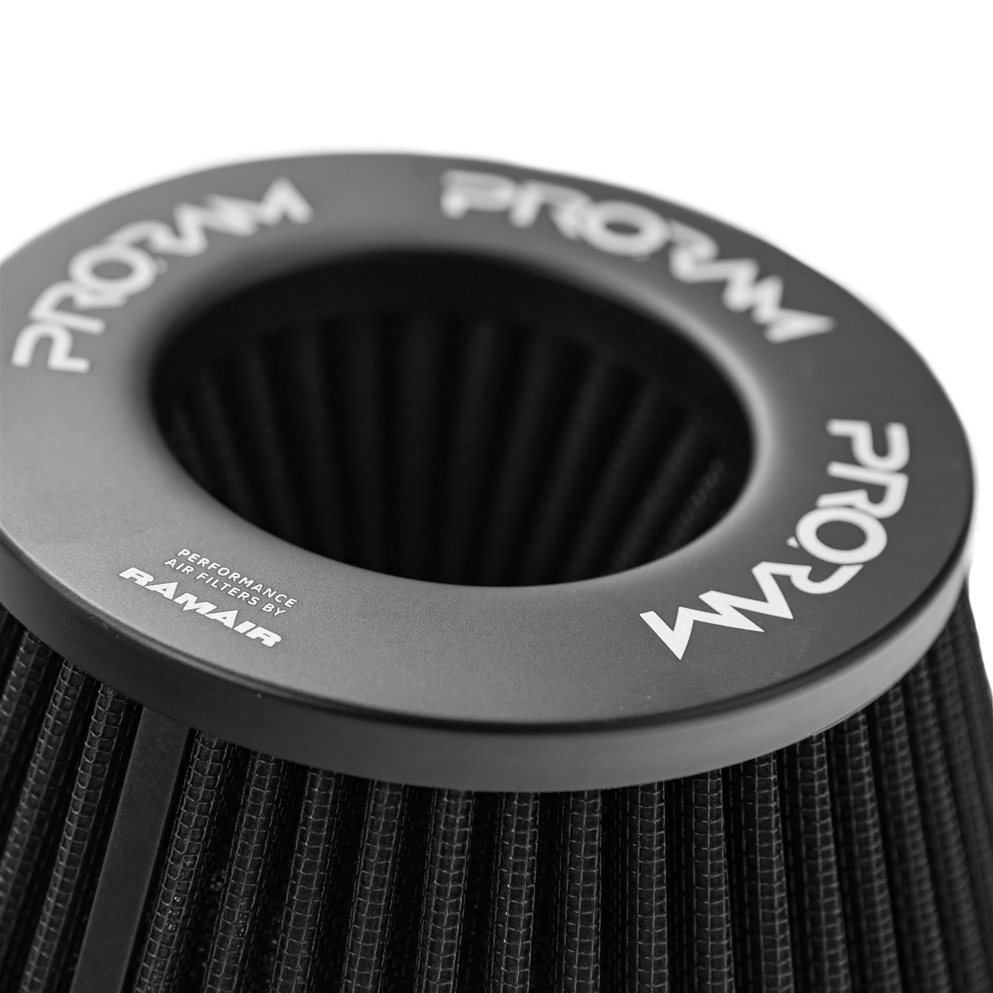 Ramair Pleated 102mm (4inch) ID Neck Medium Cone Air Filter with Velocity Stack and Coupling