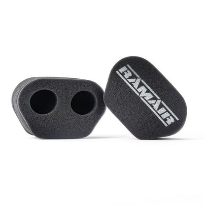 2x Twin Inlet Motorcycle Carb Sock Foam Air Filter 72mm