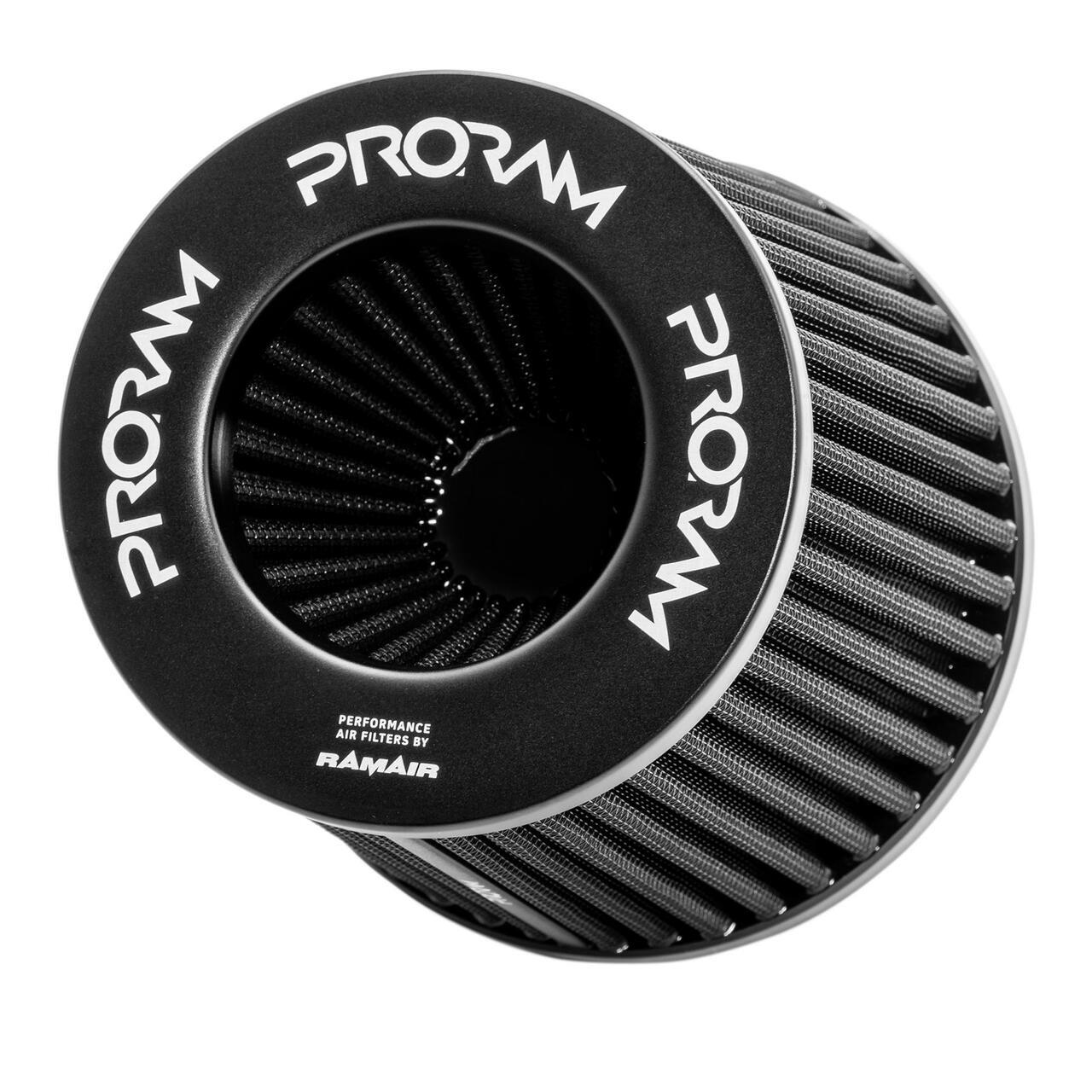 Ramair Pleated Multi Fit Cone Air Filter - 90-70mm (2.75 - 3.5inch)